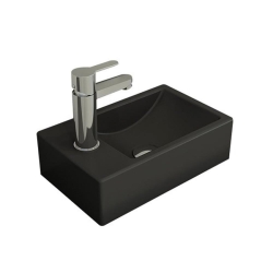 Bocchi Milano Dar Sol Lavabo 37 Cm Mat Antrasit 1418-020-0126 - BOCCHI