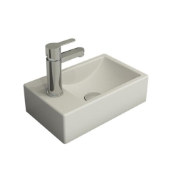 Bocchi Milano Dar Sol Lavabo 37 Cm Mat Beyaz 1418-002-0126 - BOCCHI