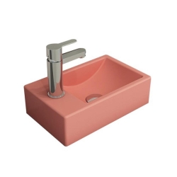Bocchi Milano Dar Sol Lavabo 37 Cm Mat Somon 1418-032-0126 