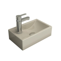 Bocchi Milano Dar Sol Lavabo 37 Cm Parlak Bisküvi 1418-014-0126 