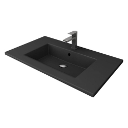 Bocchi Milano Etajerli Lavabo 100 cm Mat Antrasit 1105-020-0126 - BOCCHI