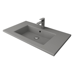 Bocchi Milano Etajerli Lavabo 100 cm Mat Gri 1105-006-0126 