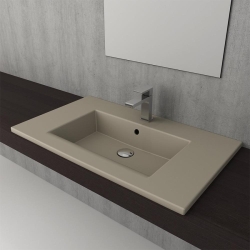 Bocchi Milano Etajerli Lavabo 100 cm Mat Kaşmir 1105-011-0126 - 2