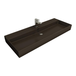 Bocchi Milano Etajerli Lavabo 120 cm Mat Kahverengi 1394-025-0126 