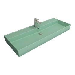 Bocchi Milano Etajerli Lavabo 120 cm Mat Mint Yeşil 1394-033-0126 