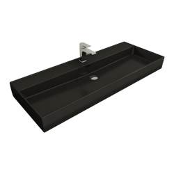 Bocchi Milano Etajerli Lavabo 120 cm Mat Siyah 1394-004-0126 