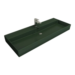 Bocchi Milano Etajerli Lavabo 120 cm Mat Yeşil 1394-027-0126 