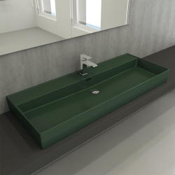 Bocchi Milano Etajerli Lavabo 120 cm Mat Yeşil 1394-027-0126 - 2