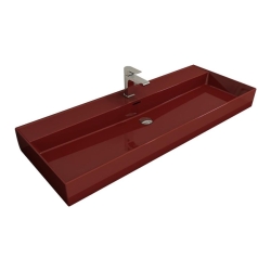 Bocchi Milano Etajerli Lavabo 120 cm Parlak Kırmızı 1394-019-0126 