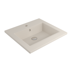 Bocchi Milano Etajerli Lavabo 50 cm Mat Yasemin - BOCCHI