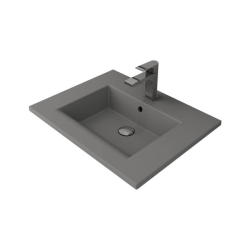 Bocchi Milano Etajerli Lavabo 60 cm Mat Gri 1161-006-0126 