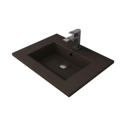 Bocchi Milano Etajerli Lavabo 60 cm Mat Kahverengi 1161-025-0126 