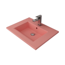 Bocchi Milano Etajerli Lavabo 60 cm Mat Somon 1161-032-0126 