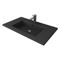 Bocchi Milano Etajerli Lavabo 80 cm Mat Antrasit 1113-020-0126 