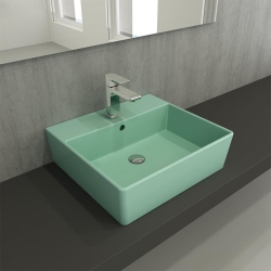 Bocchi Milano Lavabo 50 cm Mat Mint Yeşil 1216-033-0126 - 2