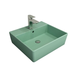 Bocchi Milano Lavabo 50 cm Mat Mint Yeşil 1216-033-0126 