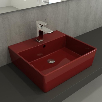 Bocchi Milano Lavabo 50 cm Parlak Kırmızı 1216-019-0126 - 2