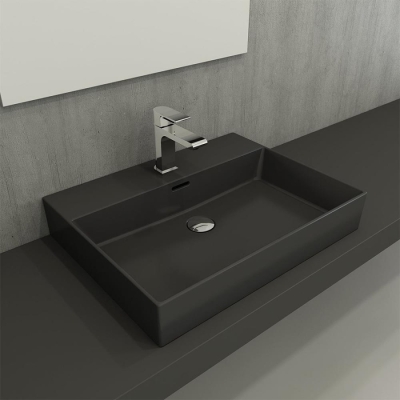 Bocchi Milano Lavabo 60 Cm Mat Antrasit 1376-020-0126 - 2