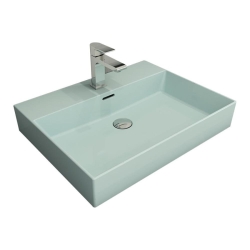 Bocchi Milano Lavabo 60 Cm Mat Buz Mavi 1376-029-0126 