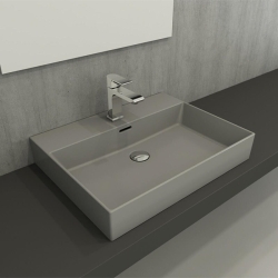 Bocchi Milano Lavabo 60 Cm Mat Gri 1376-006-012 - 2