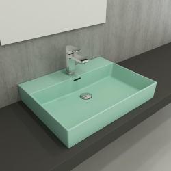 Bocchi Milano Lavabo 60 Cm Mat Mint Yeşil 1376-033-0126 - 2