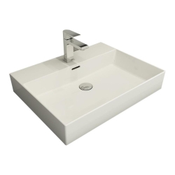 Bocchi Milano Lavabo 60 Cm Parlak Beyaz 1376-001-0126 