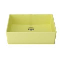 Bocchi Milano Lavabo Çanak 50 cm Mat Sarı 1215-026-0125 