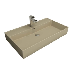 Bocchi Milano Tezgah Üstü Lavabo 80 cm Mat Yasemin 1377-007-0126 