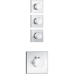 Bocchi Multibox Ankastre Termostatik Duş Bataryası 3 Ayrı Çıkışlı - BOCCHI