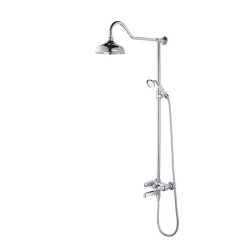 Bocchi Orient Banyo Bataryası Duş Kolonu ve El Duş Seti Krom - BOCCHI