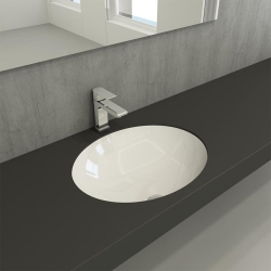 Bocchi Parma Tezgah Altı Lavabo 56 cm Parlak Beyaz 1384-001-0125 