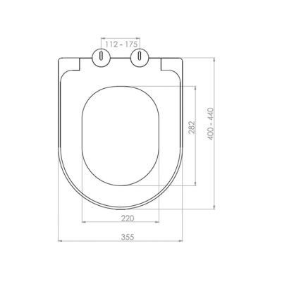 Bocchi Pure S Klozet Kapağı Mat Beyaz A0301-002 - 2