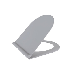 Bocchi Pure Slim Klozet Kapağı Yavaş Kapanır Mat Gri A0330-006 - 2