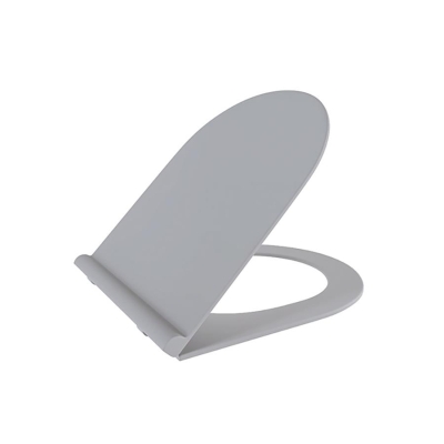 Bocchi Pure Slim Klozet Kapağı Yavaş Kapanır Mat Gri A0330-006 - 2
