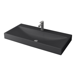 Bocchi Scala Arch Tezgah Üstü Lavabo 100 cm Mat Antrasit 1079-020-0126 