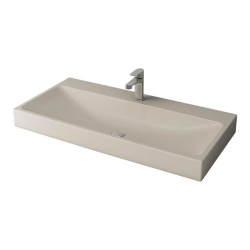 Bocchi Scala Arch Tezgah Üstü Lavabo 100 cm Mat Yasemin 1079-007-0126 