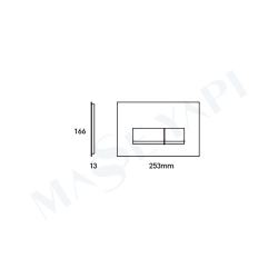 Bocchi Scala Asma Klozet -Mat Mint Yeşil Set ( Kapak Dahil ) + Gömme Rezervuar Seti - 5