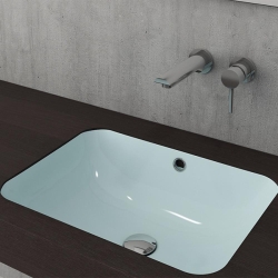 Bocchi Scala Tezgah Altı Lavabo 55 Cm Mat Buz Mavi 1006-029-0125 