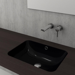 Bocchi Scala Tezgah Altı Lavabo 55 Cm Parlak Siyah 1006-005-0125 