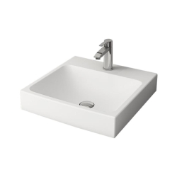 Bocchi Scala Tezgah Üstü Lavabo 48 cm Mat Beyaz 1076-002-0126 