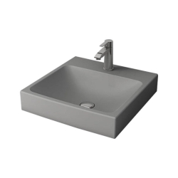 Bocchi Scala Tezgah Üstü Lavabo 48 cm Mat Gri 1076-006-0126 