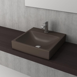 Bocchi Scala Tezgah Üstü Lavabo 48 cm Mat Kahverengi 1076-025-0126 