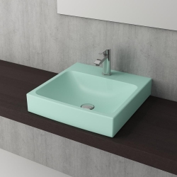 Bocchi Scala Tezgah Üstü Lavabo 48 cm Mat Mint Yeşil 1076-033-0126 