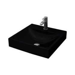 Bocchi Scala Tezgah Üstü Lavabo 48 cm Mat Siyah 1076-004-0126 