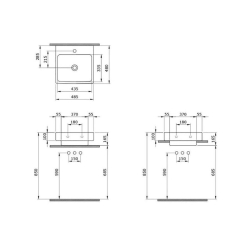 Bocchi Scala Tezgah Üstü Lavabo 48 cm Mat Somon 1076-032-0126 