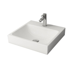 Bocchi Scala Tezgah Üstü Lavabo 48 cm Parlak Beyaz 1076-001-0126 