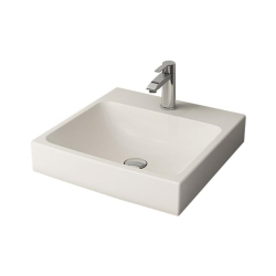 Bocchi Scala Tezgah Üstü Lavabo 48 cm Parlak Bisküvi 1076-014-0126 