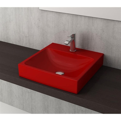 Bocchi Scala Tezgah Üstü Lavabo 48 cm Parlak Kırmızı 1076-019-0126 - 2