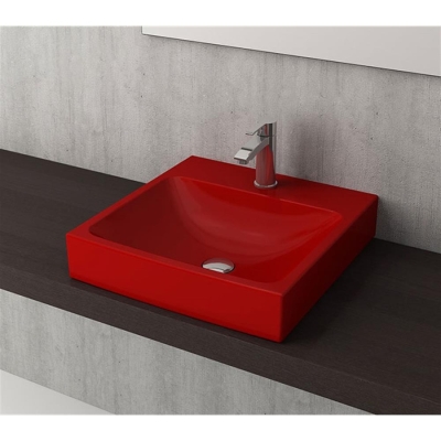 Bocchi Scala Tezgah Üstü Lavabo 48 cm Parlak Kırmızı 1076-019-0126 - 2