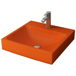 Bocchi Scala Tezgah Üstü Lavabo 48 cm Parlak Turuncu 1076-012-0126 